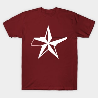 Tennesse Star - White T-Shirt